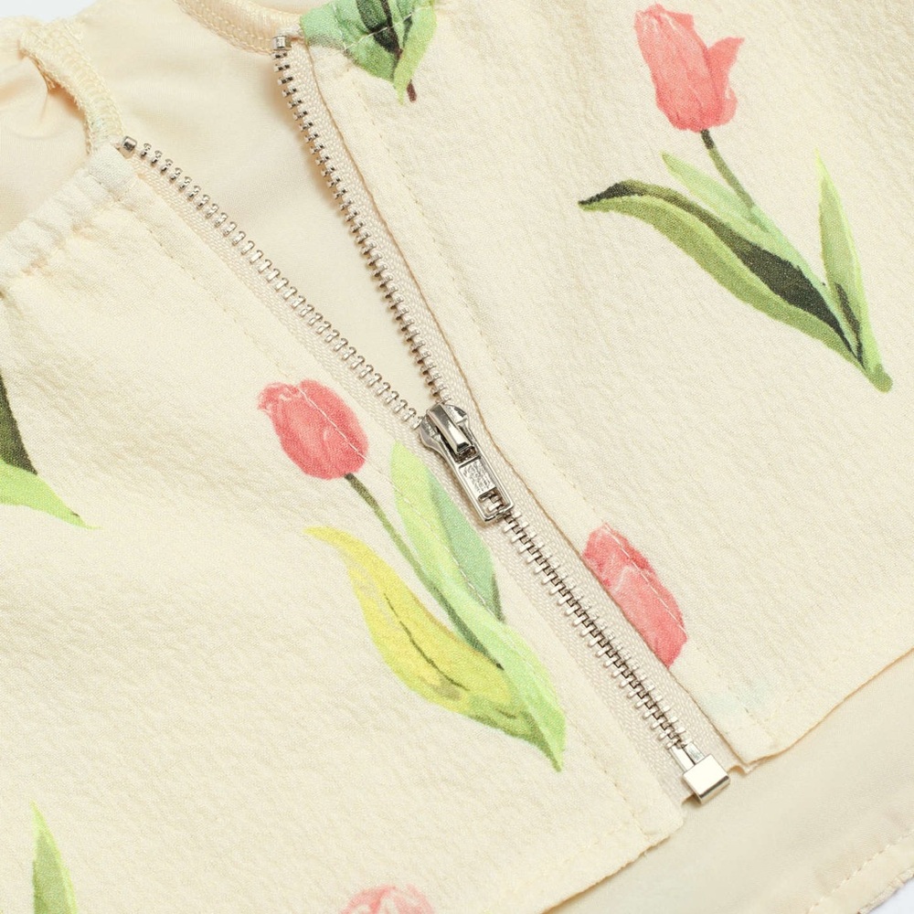 Cider TULIP CORSET CROP TANK TOP - Picture 4 of 8